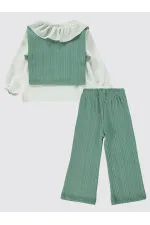 Kız Çocuk Takım 2-5 Yaş Çağla Yeşili - Paket