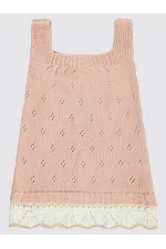Gilet et robe bébé 0-24 mois Saumon - Paquet