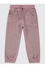 Pantalon de survêtement pour fille 2-5 ans Prune - Pack