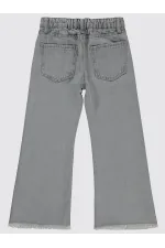 Kız Çocuk Pantolon 10-13 Yaş Gri - Paket