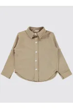 Girl's Shirt 10-13 Years Old Light Beige - Package