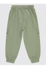 Pantalon garçon 2-5 ans kaki clair - Paquet