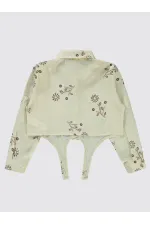 Girl's Shirt 10-13 Years Old Brown - Package