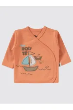 Baby Bodysuit Sets 0-24 Months Orange - Package