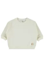 Bebek Sweatshirt 0-24 Ay Ekru - Paket