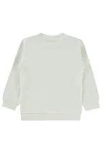 Kız Çocuk Sweatshirt 2-5 Yaş Ekru - Paket