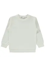 Kız Çocuk Sweatshirt 2-5 Yaş Ekru - Paket