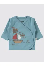 Baby Bodysuit Sets 0-24 Months Blue - Package