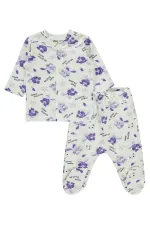 Bebek Pijama Takımı 0-24 Ay Lila - Paket
