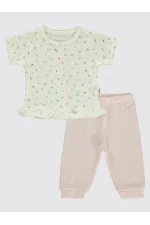 Bebek Pijama Takımı 0-24 Ay Gül Kurusu - Paket