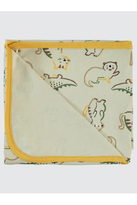 Baby Blanket and Swaddle 0-24 Months Mustard - Package