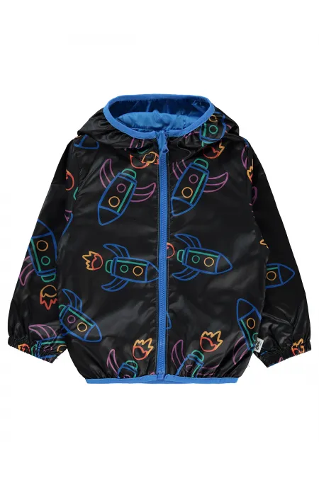 Boy Raincoat 2-5 Years Old Black - Package