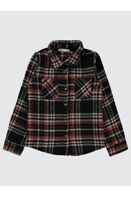 Kız Çocuk Gömlek 6-9 Yaş Kahve - Paket Kız Çocuk Gömlek 6-9 Yaş Kahve - Paket