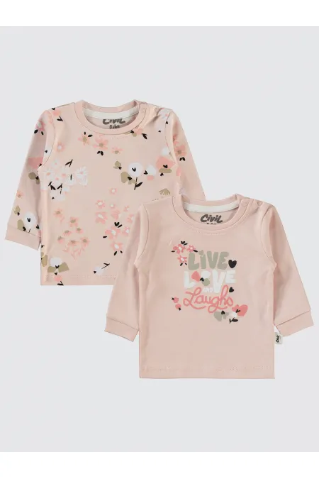 Baby Sweatshirt 0-24 Months Powder - Package