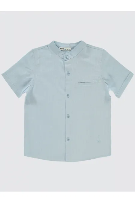 Boy Shirt 6-9 Years Old Ice Blue - Pack