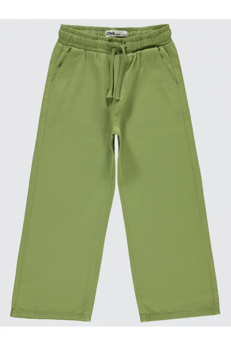 Kız Çocuk Pantolon 6-9 Yaş Haki - Paket Kız Çocuk Pantolon 6-9 Yaş Haki - Paket