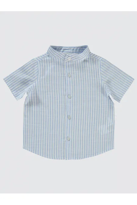 Bebek Gömlek 0-24 Ay Mavi - Paket