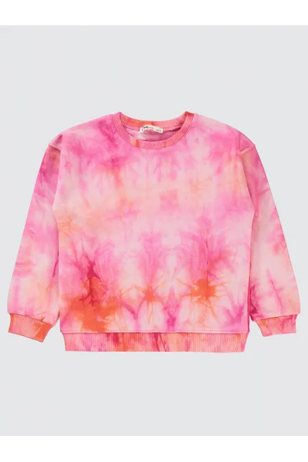 Kız Çocuk Sweatshirt 6-9 Yaş Pembe - Paket