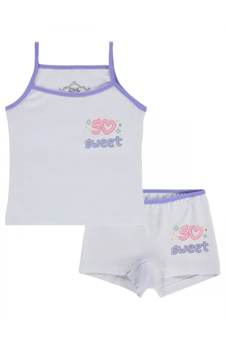 Kız Çocuk İç Çamaşırı Takım 2-9 Yaş Standart - Paket