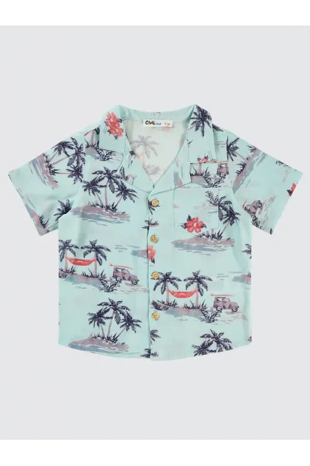 Erkek Çocuk Gömlek 2-5 Yaş Mavi - Paket Erkek Çocuk Gömlek 2-5 Yaş Mavi - Paket