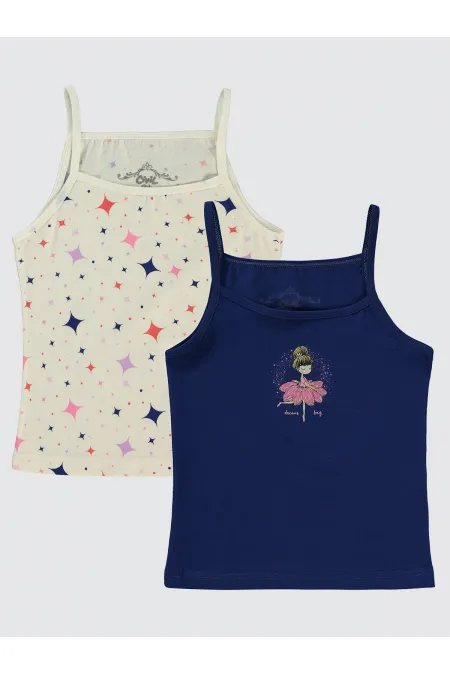 Kız Çocuk Atlet 2-9 Yaş Standart - Paket