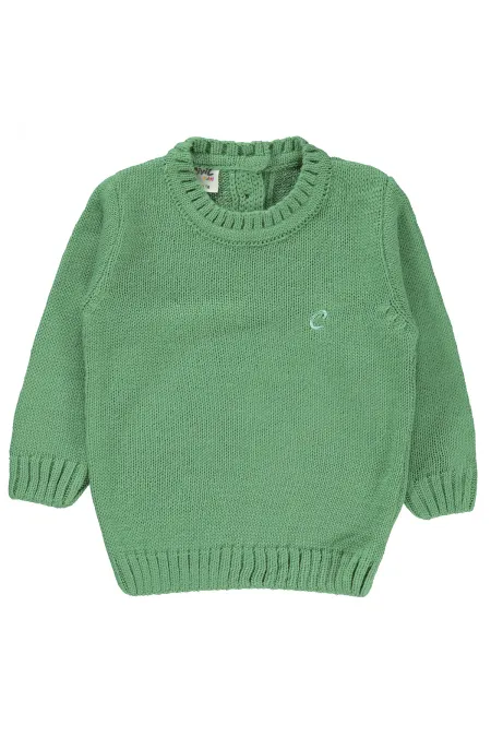 Bebek Kazak 0-24 Ay Haki - Paket Bebek Kazak 0-24 Ay Haki - Paket