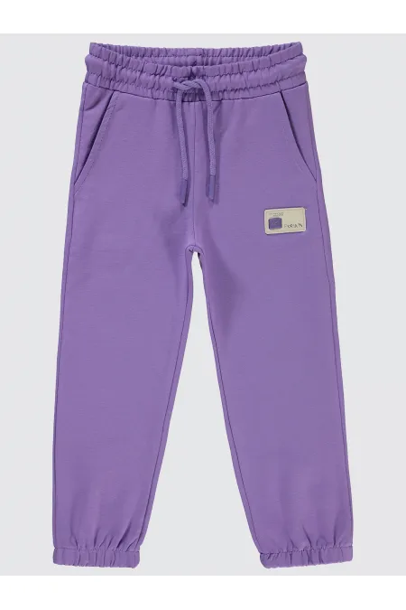 Girls Tracksuit Bottoms 2-5 Years Old Meta Lilac - Package Girls Tracksuit Bottoms 2-5 Years Old Meta Lilac - Package