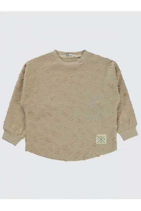 Erkek Çocuk Sweatshirt 2-5 Yaş Bej - Paket Erkek Çocuk Sweatshirt 2-5 Yaş Bej - Paket