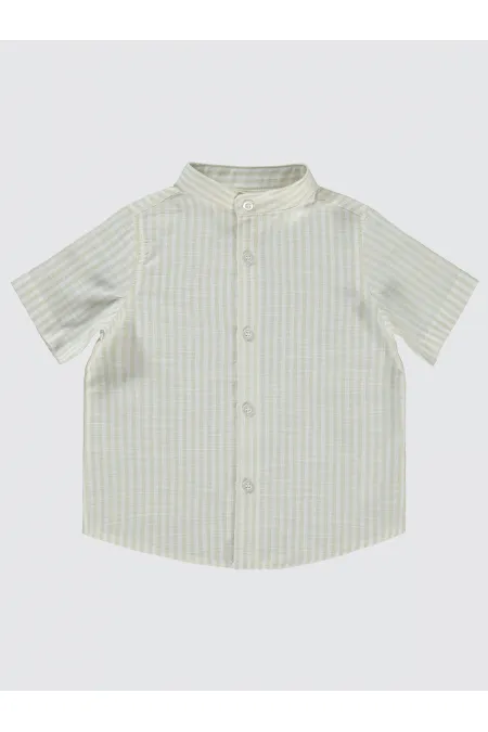 Bebek Gömlek 0-24 Ay Sütlükahve - Paket