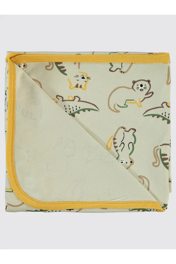 Baby Blanket and Swaddle 0-24 Months Mustard - Package Baby Blanket and Swaddle 0-24 Months Mustard - Package