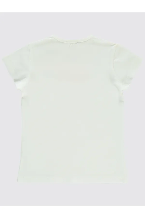 Kız Çocuk Tişört 6-9 Yaş Ekru - Paket Kız Çocuk Tişört 6-9 Yaş Ekru - Paket