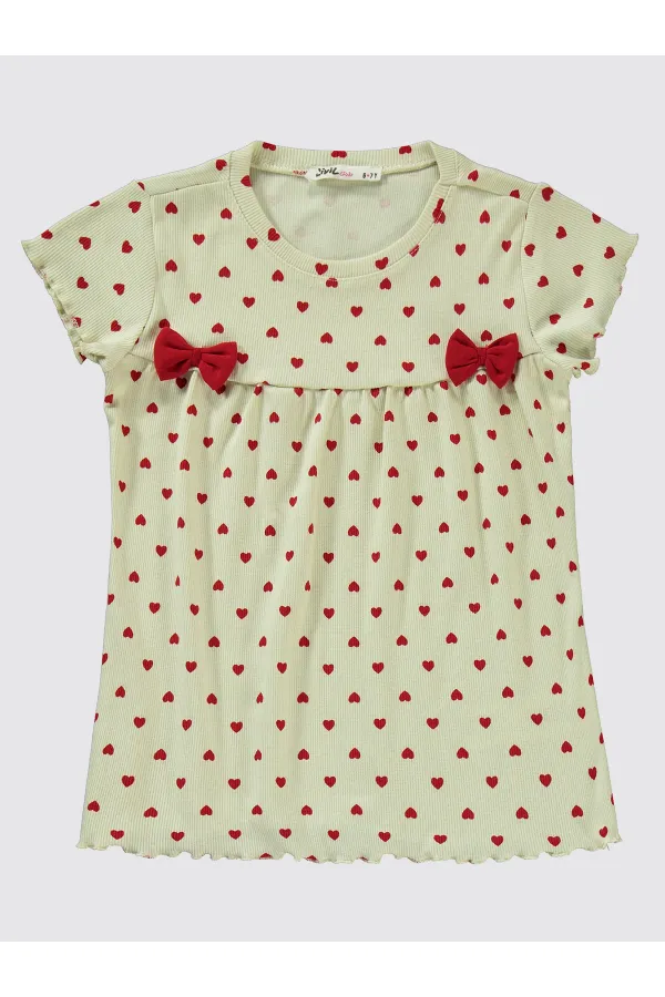 Ensemble fille 6-9 ans Ivoire - Paquet