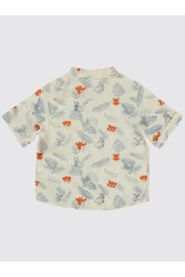 Chemise garçon 2-5 ans Orange - Paquet
