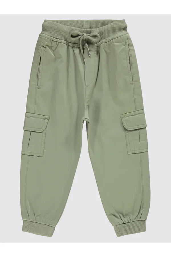 Pantalon garçon 2-5 ans kaki clair - Paquet