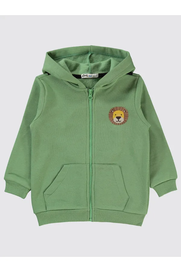 Erkek Çocuk Hırka 2-5 Yaş Açık Haki - Paket Erkek Çocuk Hırka 2-5 Yaş Açık Haki - Paket