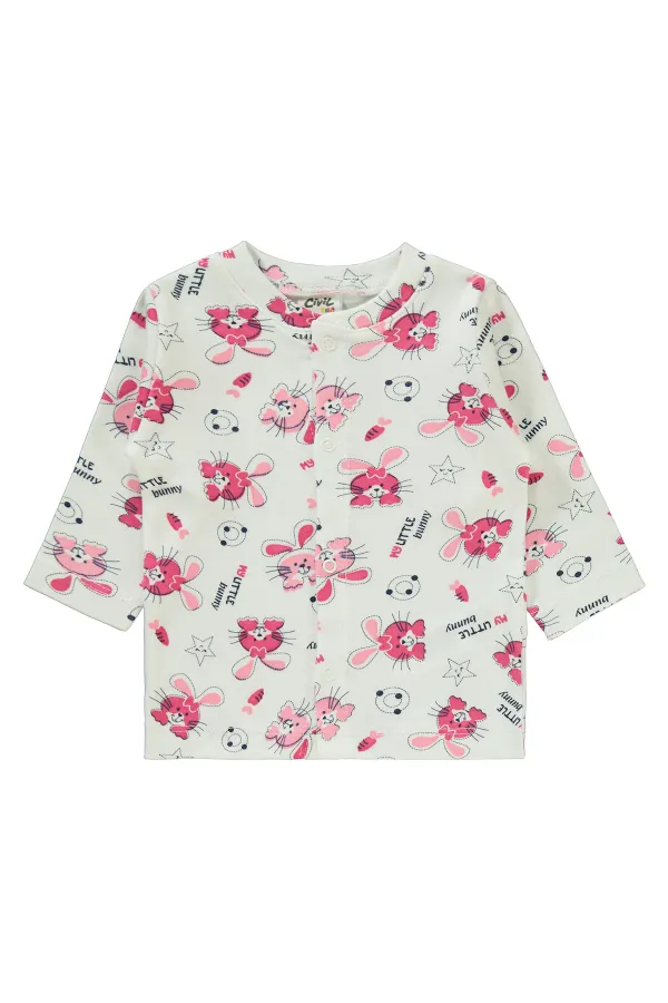 Bebek Pijama Takımı 0-24 Ay Pembe - Paket