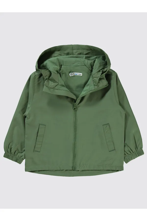 Imperméable garçon 2-5 ans kaki clair - Paquet