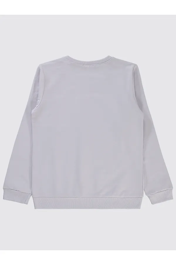 Girls' Sweatshirt 10-13 Years Old Galactic Lilac - Package Girls' Sweatshirt 10-13 Years Old Galactic Lilac - Package