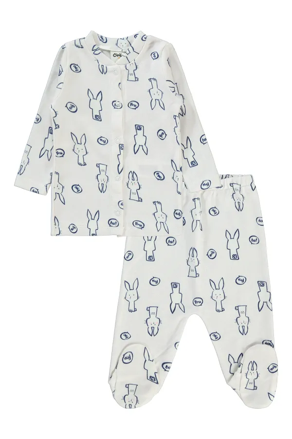 Baby Pajama Set 0-24 Months Pink - Package