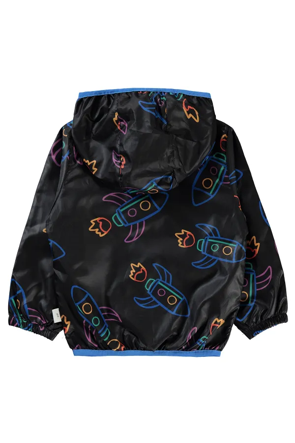 Boy Raincoat 2-5 Years Old Black - Package