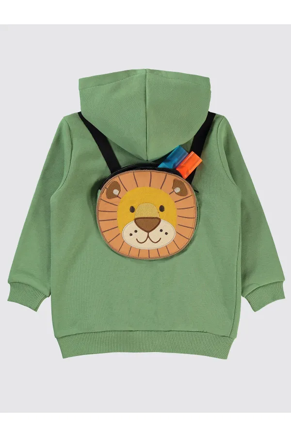 Erkek Çocuk Hırka 2-5 Yaş Açık Haki - Paket Erkek Çocuk Hırka 2-5 Yaş Açık Haki - Paket