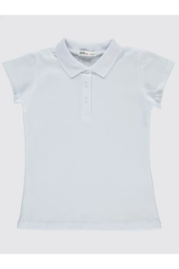 Girl's T-Shirt 10-13 Years White - Package