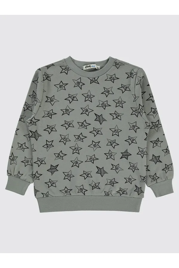 Boy Sweatshirt 2-5 Years Gray - Pack