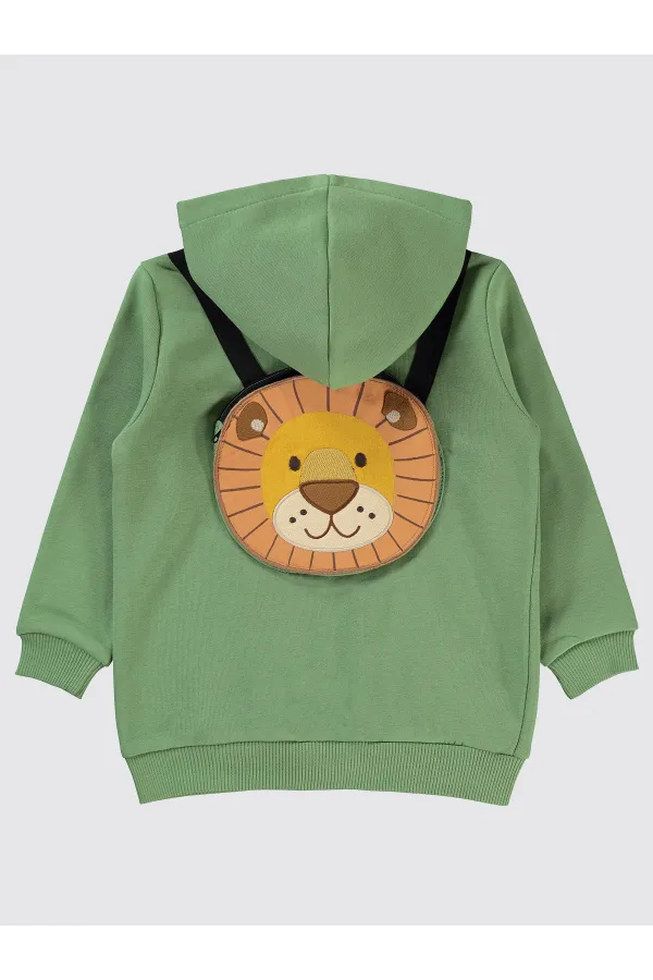 Erkek Çocuk Hırka 2-5 Yaş Açık Haki - Paket Erkek Çocuk Hırka 2-5 Yaş Açık Haki - Paket