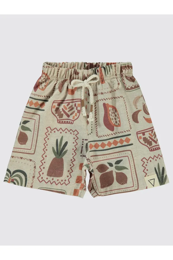 Boy Shorts 2-5 Years Old Stone Color - Package