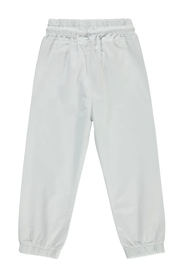 Girl's Trousers 6-9 Years White - Pack