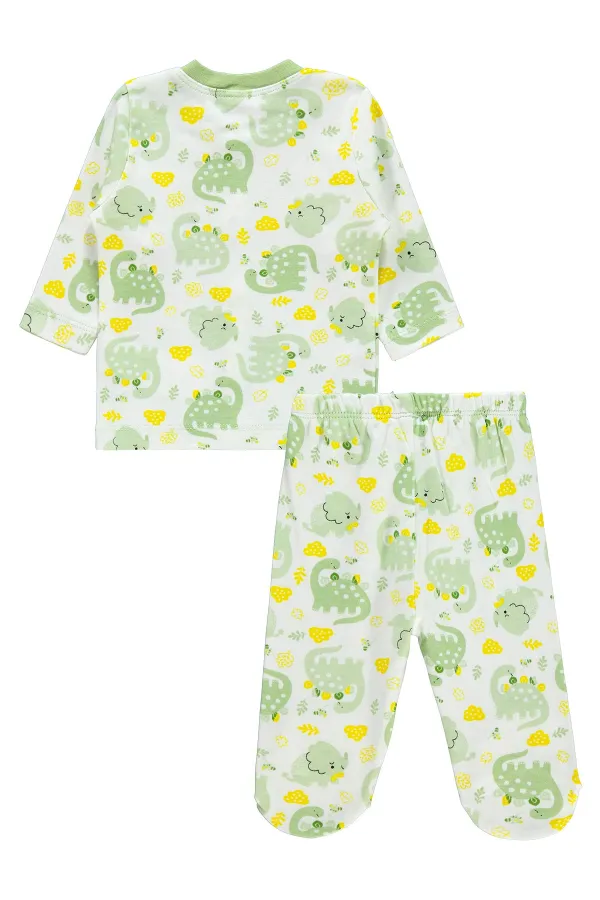 Bebek Pijama Takımı 0-24 Ay Yeşil - Paket