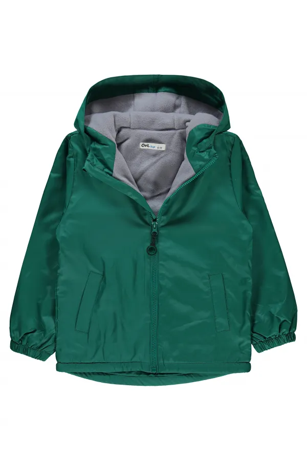 Boy Raincoat 6-9 Years Old Pine Green - Package
