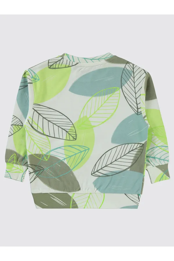 Boys Sweatshirt 2-5 Years Old Light Almond Green - Package Boys Sweatshirt 2-5 Years Old Light Almond Green - Package