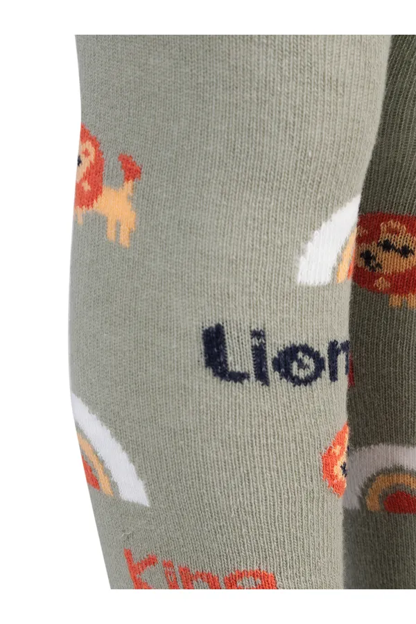 Bebek Külotlu Çorap 0-24 Ay Çağla Yeşili - Paket